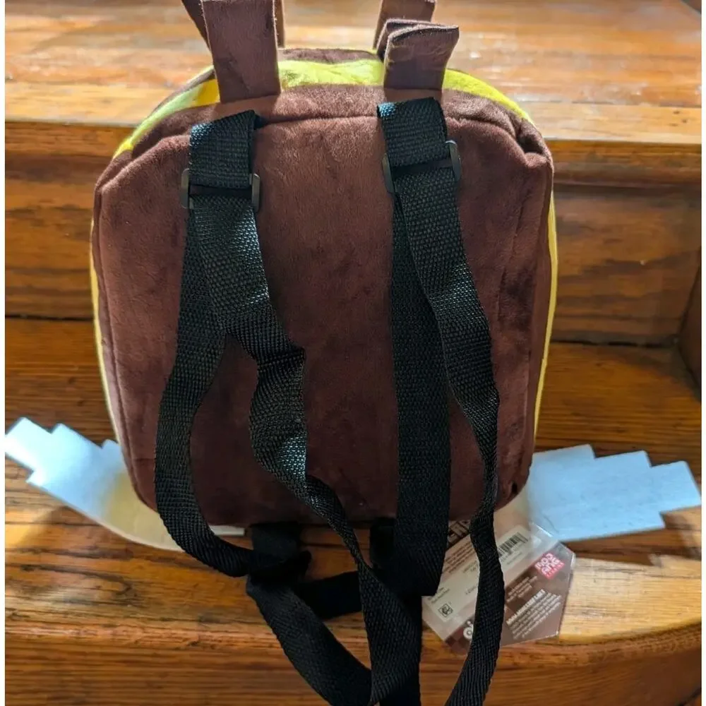 NWT Minecraft Bee Plush Backpack by Mojang